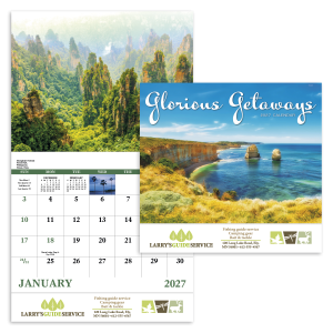 Glorious Getaways - Stapled Calendar