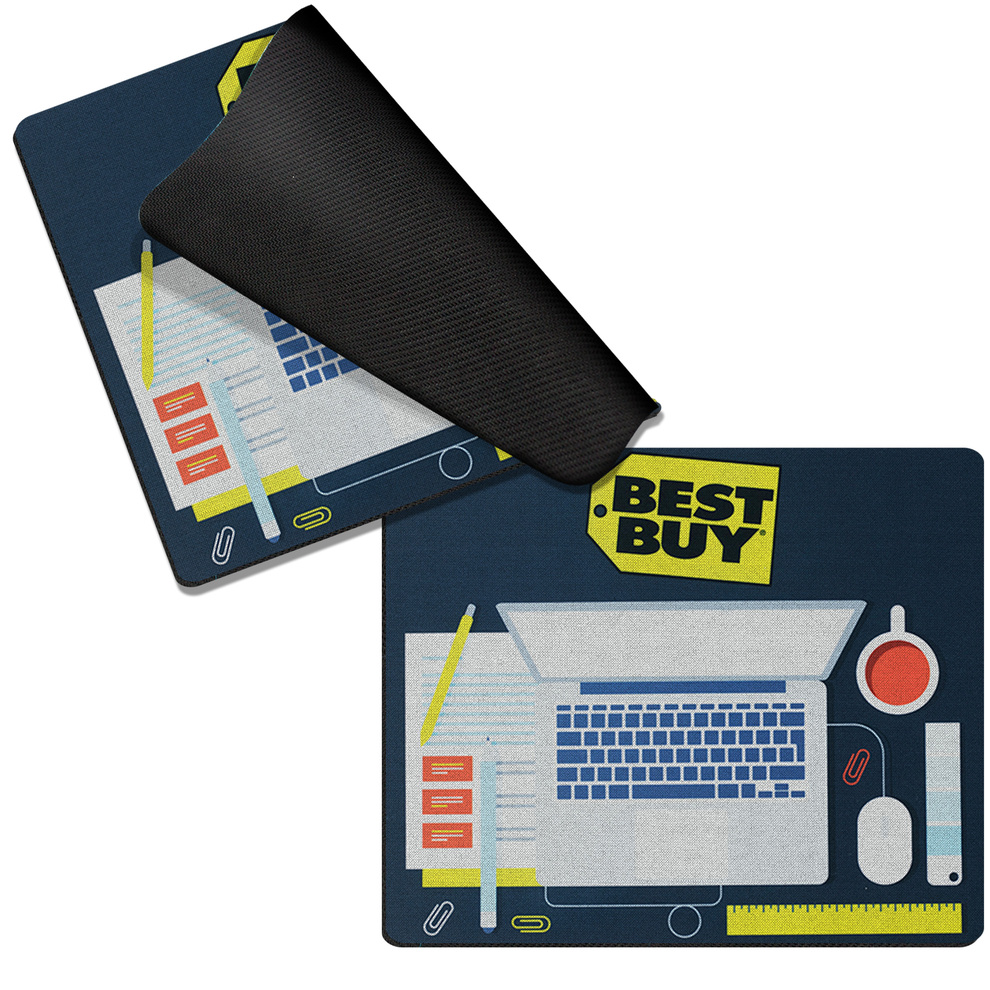 8" X 9.5" X 1/8" Soft Surface Mouse Pad
