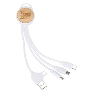 Recycled Bamboo 3-Way Charger