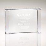 Vista Concave Crystal Award
