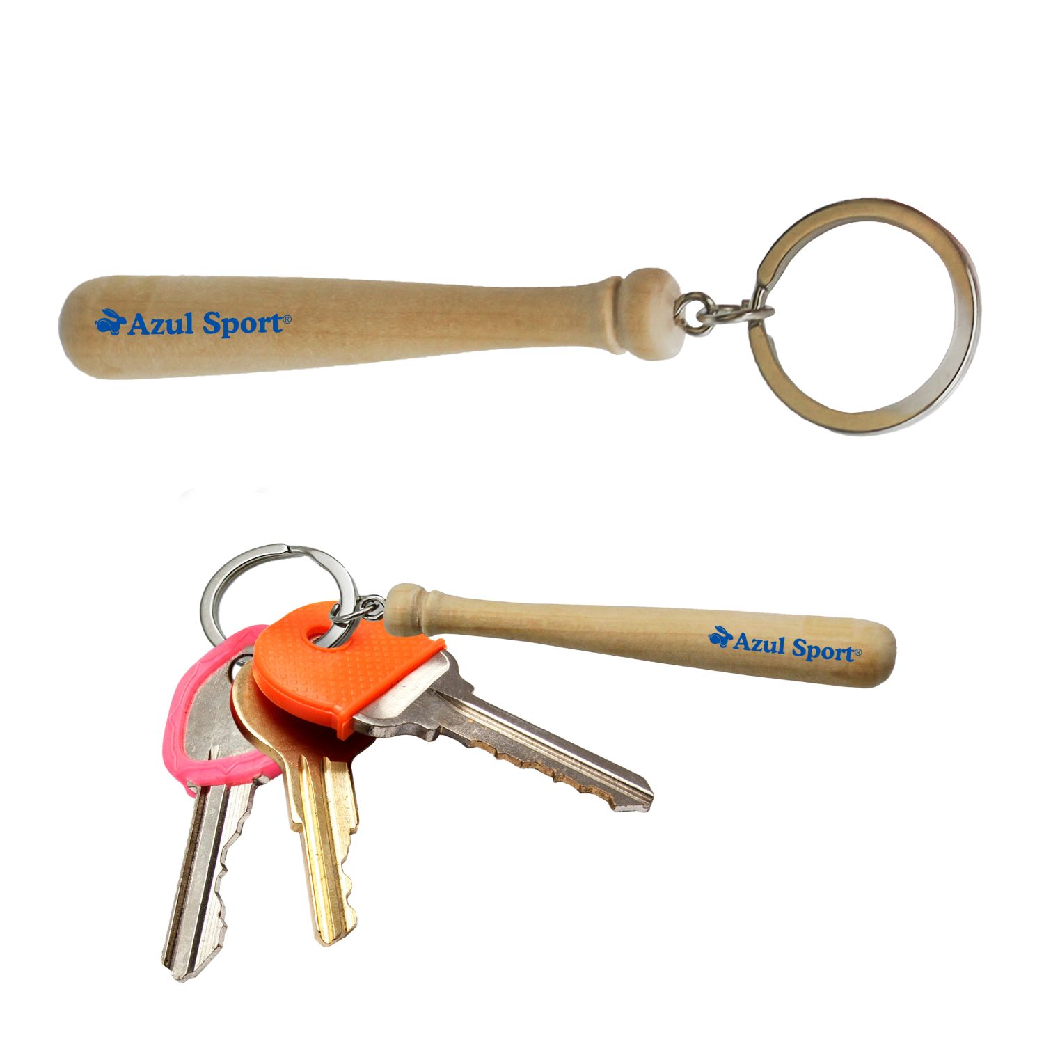 Mini Slugger Bat Keychain