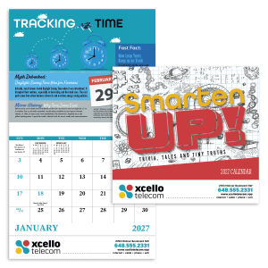 Smarten Up! Trivia, Tales & Tiny Truths - Stapled Calendar