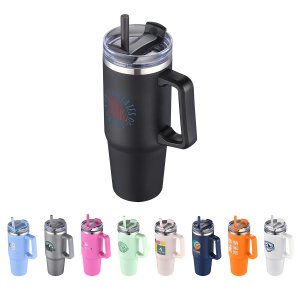 Big Sip 30 oz Stainless Mug with Straw