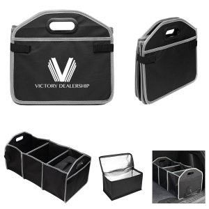 Fold-Flat Trunk Organizer with Cooler