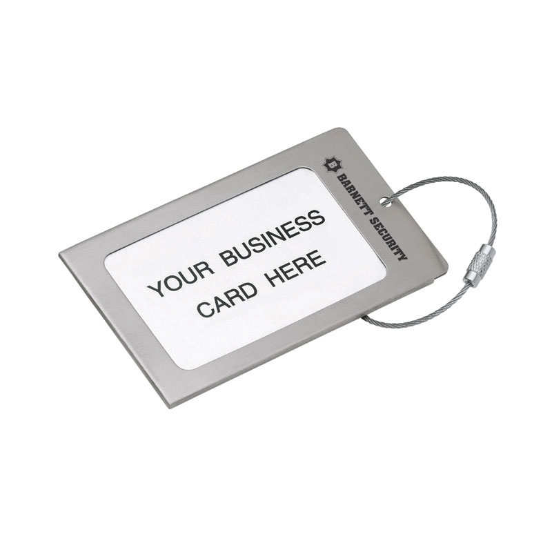 Steel Traveler Luggage Tag