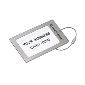 Steel Traveler Luggage Tag