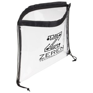Clearly Secure Drawstring Bag