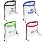 Clearly Secure Drawstring Bag