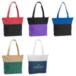 Zip & Go Two-Tone Tote