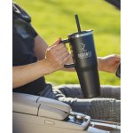 SENSO Summit 40 oz Insulated Stainless Steel Travel Mug with Press-In Straw Lid