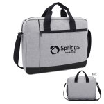 Heathered 17-Inch Laptop Briefcase