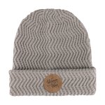 Ladies Spiral Knit Beanie