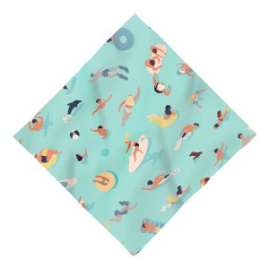 Paws & Print 16" Polyester Bandana