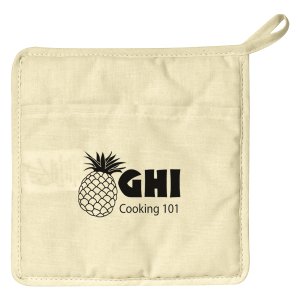Hang Tight Quilted Canvas Pot Holder
