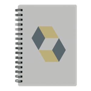 4.25" x 5.5" Mini Spiral Notebook with Pocket