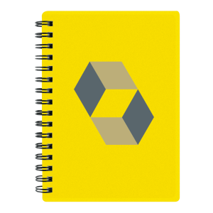 4.25" x 5.5" Mini Spiral Notebook with Pocket