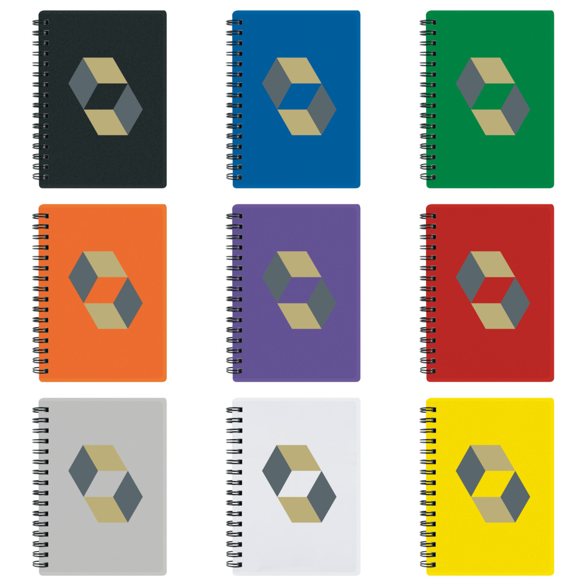4.25" x 5.5" Mini Spiral Notebook with Pocket