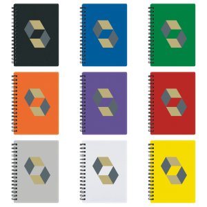 4.25" x 5.5" Mini Spiral Notebook with Pocket