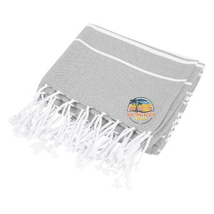 Seaside Stripes Recycled Cotton Blanket