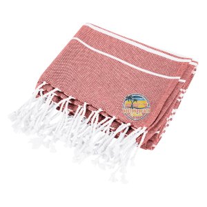 Seaside Stripes Recycled Cotton Blanket