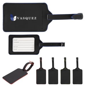 Leatherette Luggage Tag with ID Window