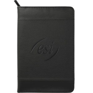 Pebble Grain Zip Notebook Jr.