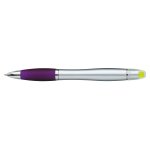 Purple With Black Ink