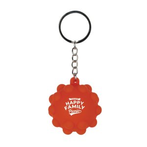 Press Play Pop Ball Keyring