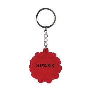 Press Play Pop Ball Keyring
