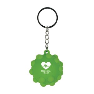 Press Play Pop Ball Keyring