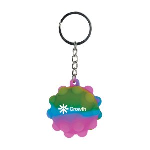 Press Play Pop Ball Keyring