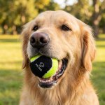 Dual Color Dog Tennis Ball