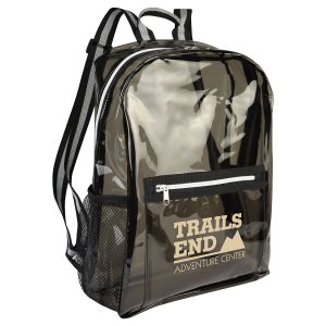 Crystal Clear See-Thru Backpack