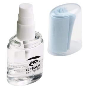Pump Action Lens Cleaner with Cloth