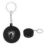 Mini Hockey Puck Stress Keychain