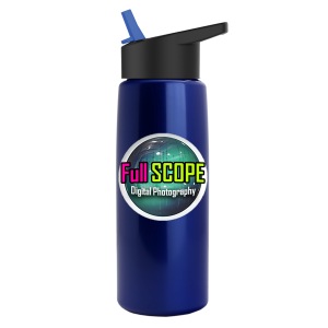 Cascade Tritan Metallike Bottle with Flip-Straw Lid - 26 oz.