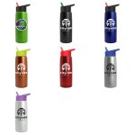 Cascade Tritan Metallike Bottle with Flip-Straw Lid - 26 oz.