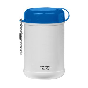 Wet Wipe Canister with Bead Chain