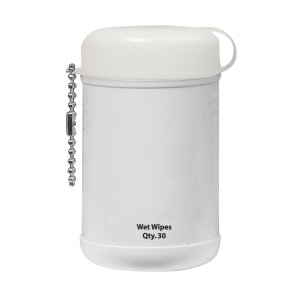 Wet Wipe Canister with Bead Chain