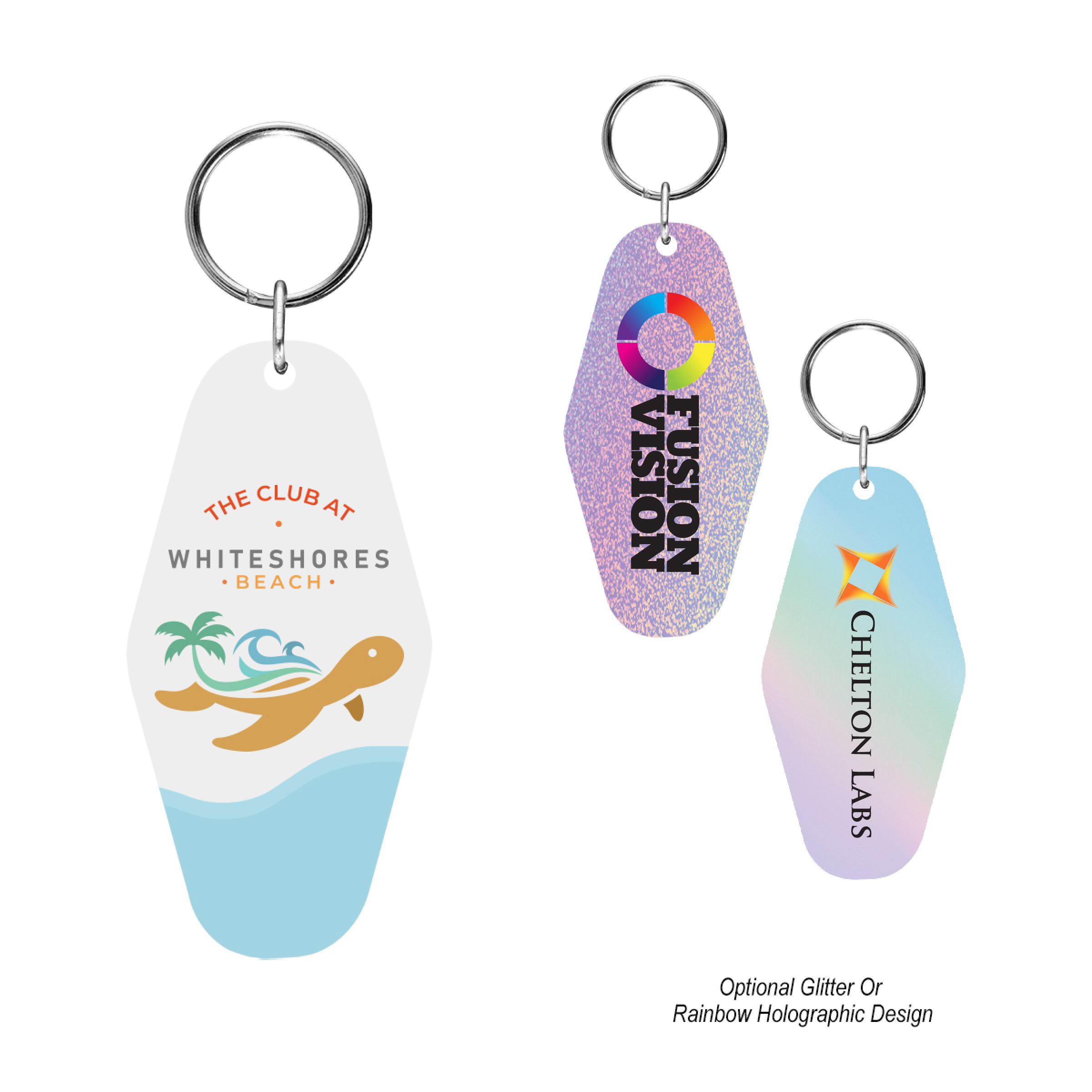 Acrylic Motel Style Key Tag