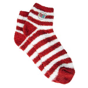 Harper's Fuzzy Stripe Socks