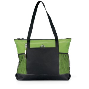 600D Poly Zipper Tote Bag