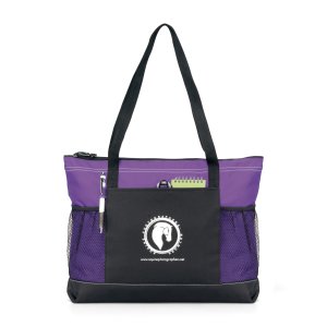 600D Poly Zipper Tote Bag