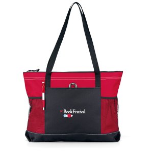 600D Poly Zipper Tote Bag