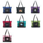 600D Poly Zipper Tote Bag