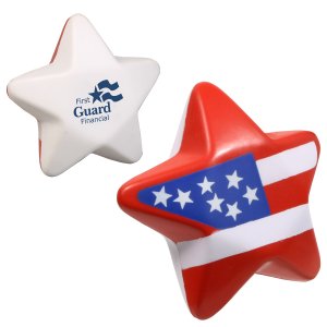Patriotic Star Stress Ball