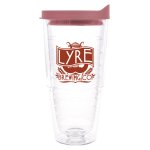 Clear Tumbler With Elderberry Wild Lid