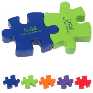 2-Piece Connecting Puzzle Set Stress Balls