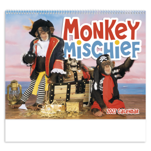 Monkey Mischief - Spiral Calendar