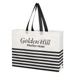Stripe & Stroll Laminated Tote